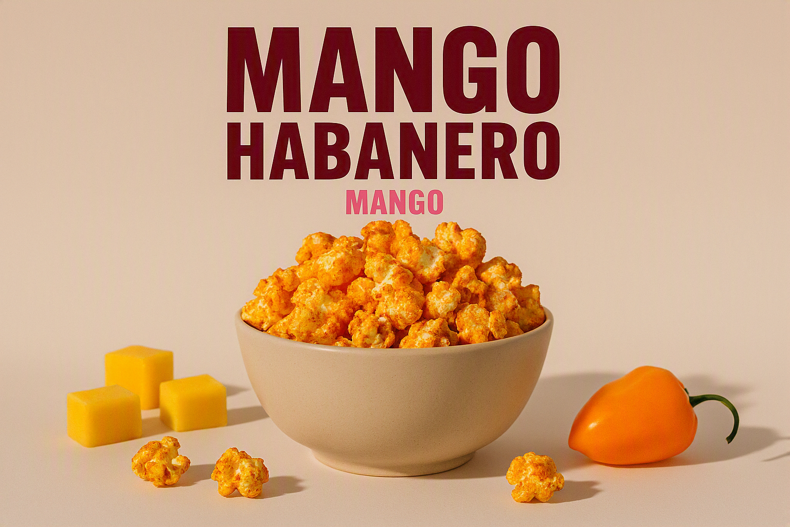 Palomitas gourmet de mango habanero